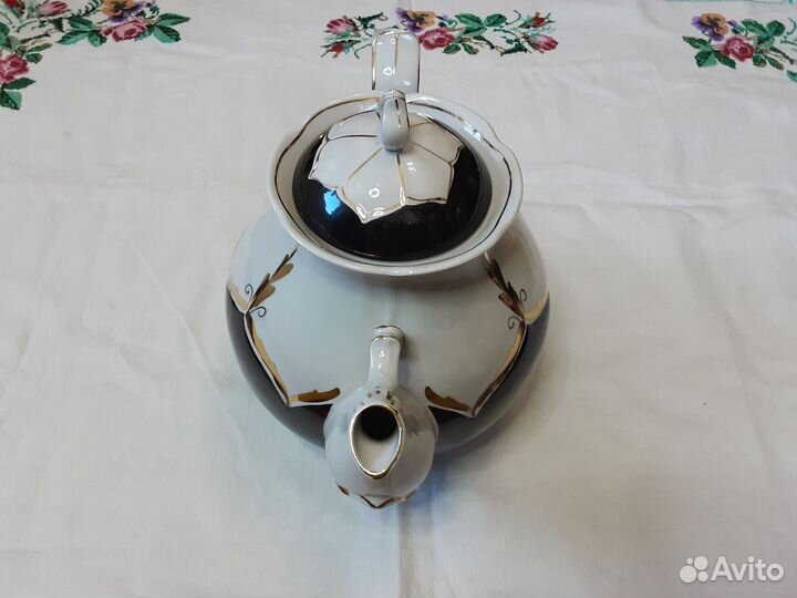 Большой заварочный доливной чайник СССР