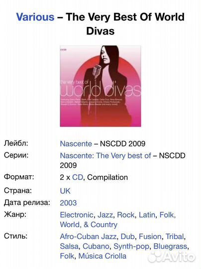 World Divas - The Very Best Of /Various/ 2CD UK