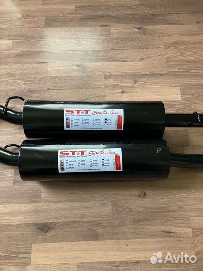 Глушитель «STT» ваз 2112 крепления старого образца