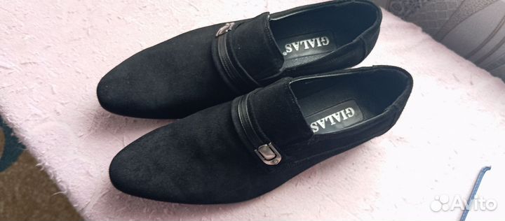 Туфли мужские 41,замшевые