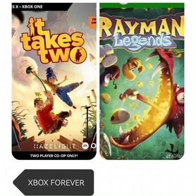 It's take two+rayman Legends xbox one series