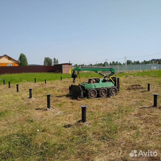 Винтовые сваи фундамент