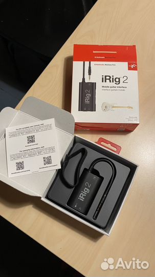 IRig2-PLG Аудиоинтерфейс гитарный, IK Multimedia