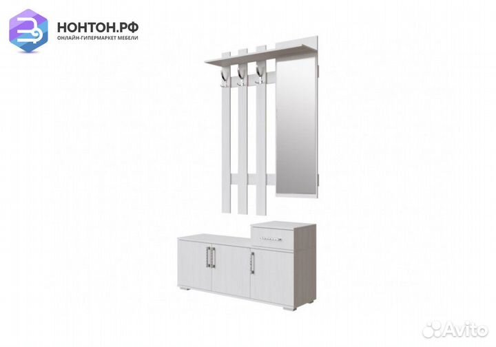 Прихожая №3 1.0м ясень анкор светлый