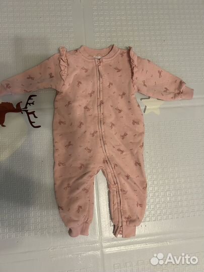 Комбинезон утепленный для новорожденного 62-68