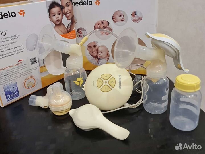 Молокоотсос medela swing электрический + ручной