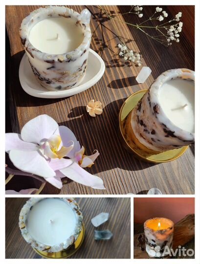 Ароматическая свеча ручной работы