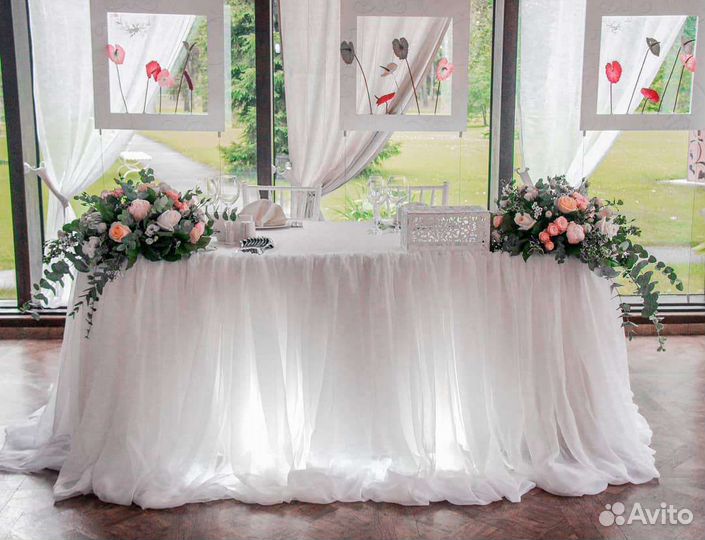 Украшение свадебного зала декоратор