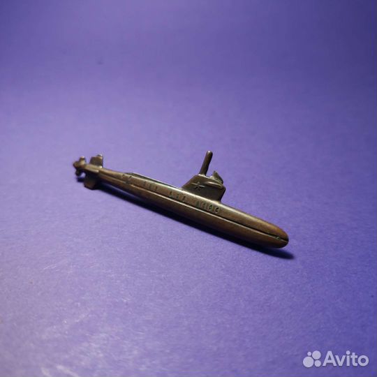 Подводная Лодка вмф СССР 1960е Зажим для галстука