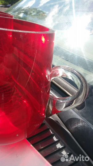 Большие бокалы-кружки стекло