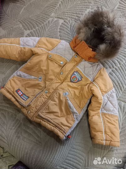 Зимний комбинезон с курткой 98 на мальчика бу