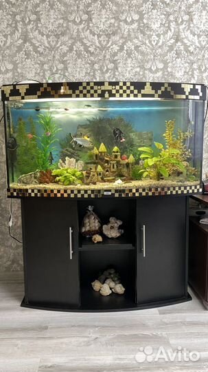 Аквариум с тумбой 280л