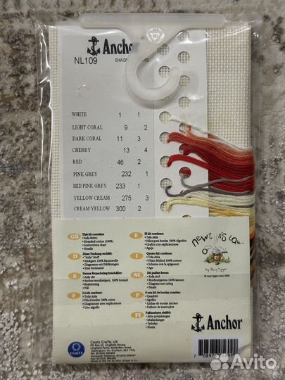 Набор для вышивания Anchor NL109