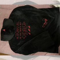 Нефорская кофта чёрная плюш