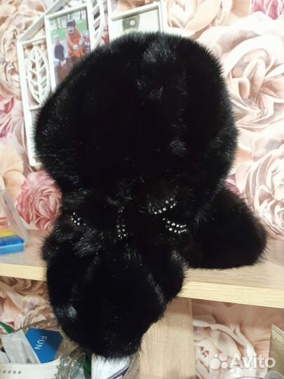 Шапка норковая женская