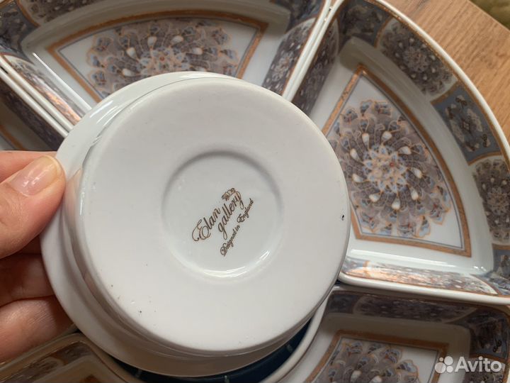 Менажница фарфоровая крутящаяся