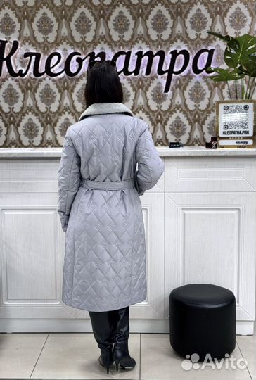 Пальто демисезонное стеганое