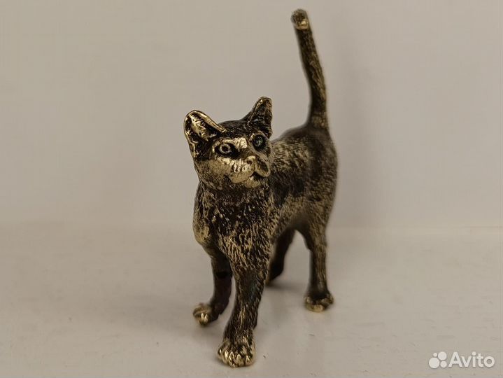 Статуэтка кот из бронзы