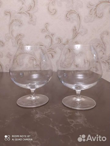 Бокалы Курвуазье (2шт), Люминарк (2шт)