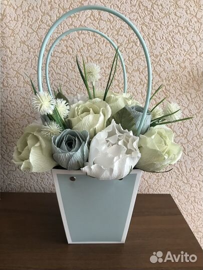 Сладкие букеты из конфет. Цветы ручной работы