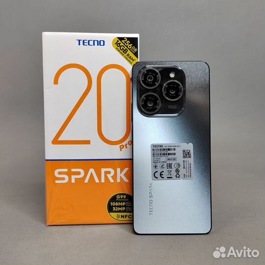 TECNO Spark 20 Pro, 8/256 ГБ