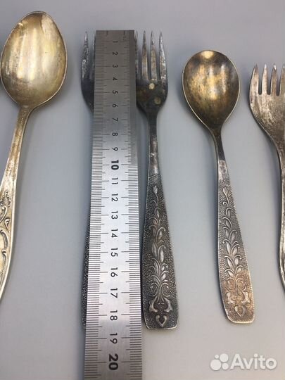 Ложки, вилки,мельхтор СССР разные