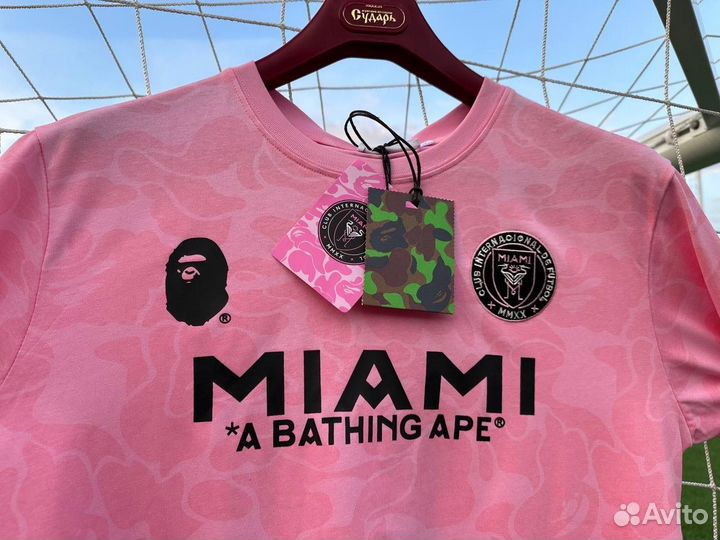 Футболка bape x inter miami