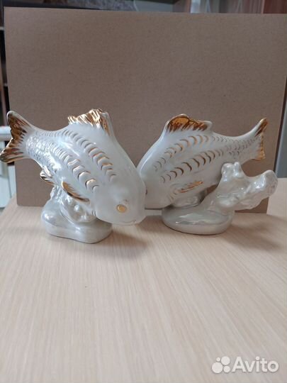 Рыба-карп статуэтка