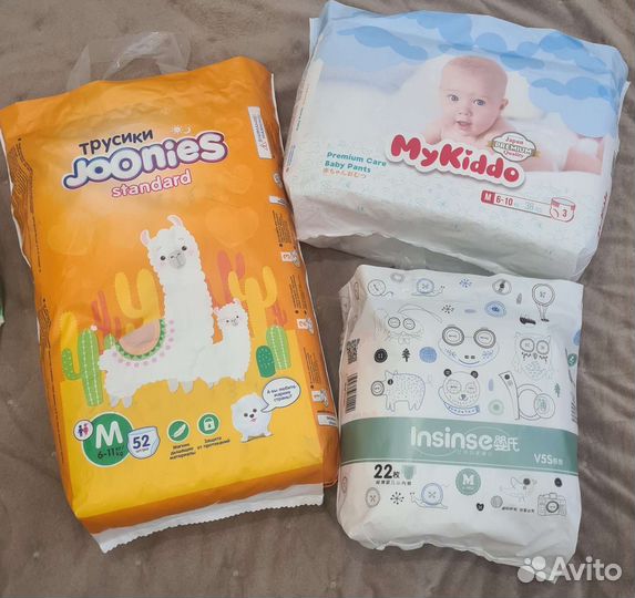 Трусики размер 3 (М). Разные