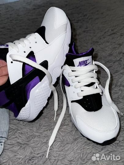 Nike air huarache purple кроссовки 38