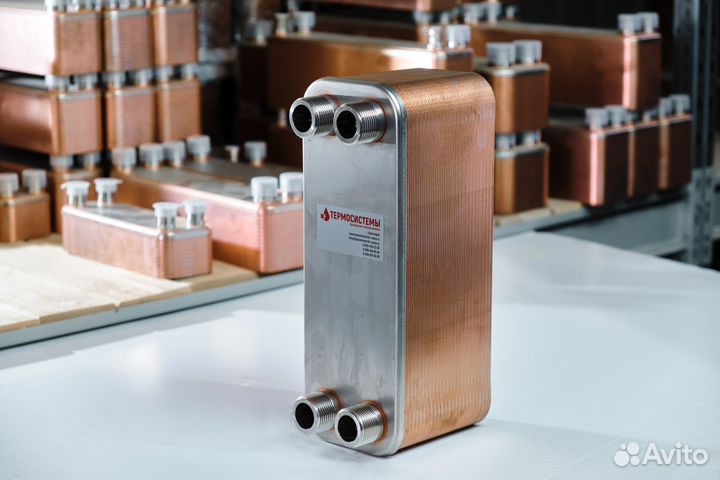 Теплообменник паяный тт27-50 (50 пластин)