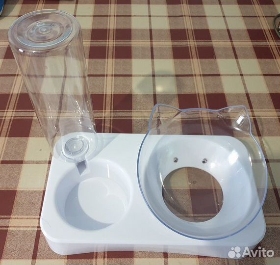 Поилка и миска для кошек