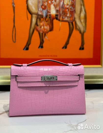 Сумка Hermes Kelly Pochette Croco