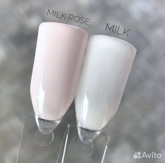 Жесткие базы молочная и розовая