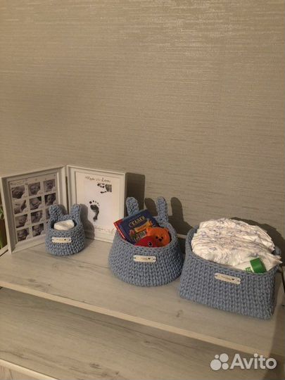 Корзины из хлопкового шнура на заказ