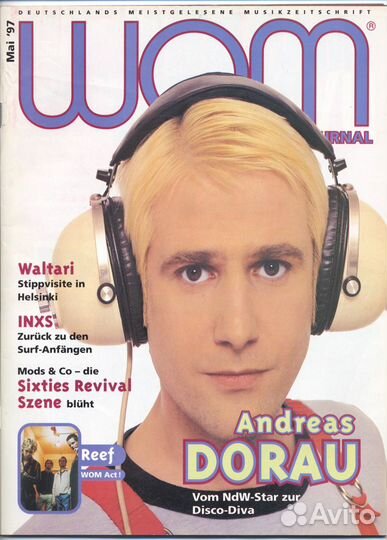 Журнал WOM World Of Music Германия 1996 1997г 7 шт