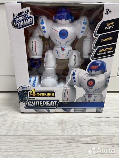 Робот игрушка интерактивная Супербот Технодрайв