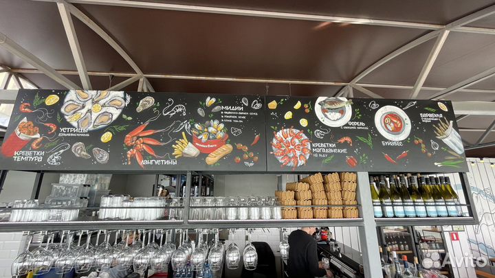 Роспись стен и меловых досок