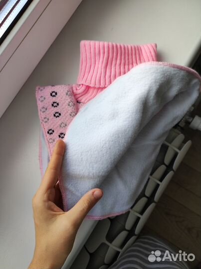 Шапка и варежки для девочки