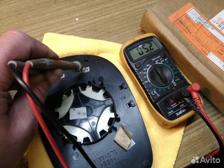 Стекло зеркала CRD101151 Land Rover Discovery 2