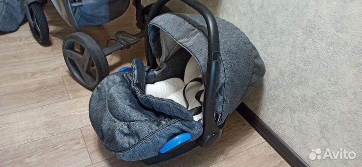 Коляска adamex 3 в 1 бу