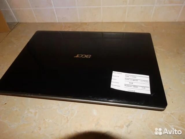 Aser 7745-core i 5 17/3 4 -х ядерный