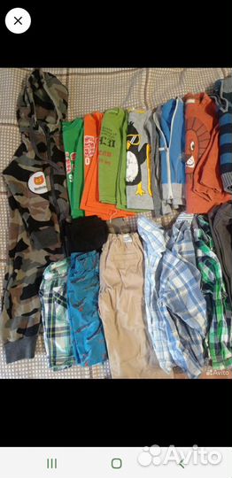 Вещи на мальчика 1.5-2 года(пакетом)