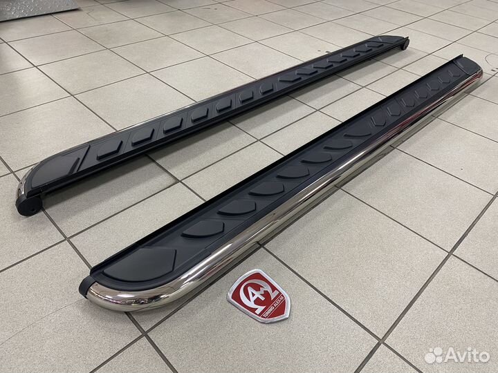 Пороги внешние площадки Mercedes Benz M-class w163