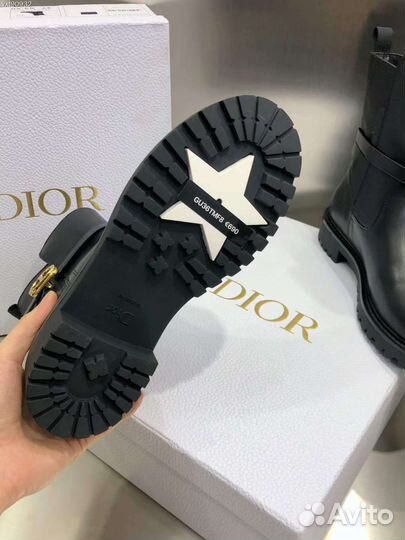 Ботильоны Dior кожаные