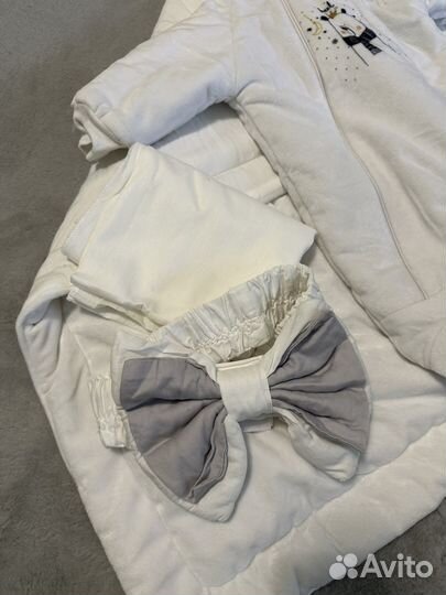 Комплект на выписку. Одеяло+комбинезон