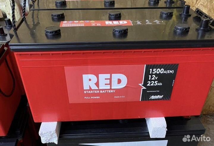 Акб 6ст-225 RED L+