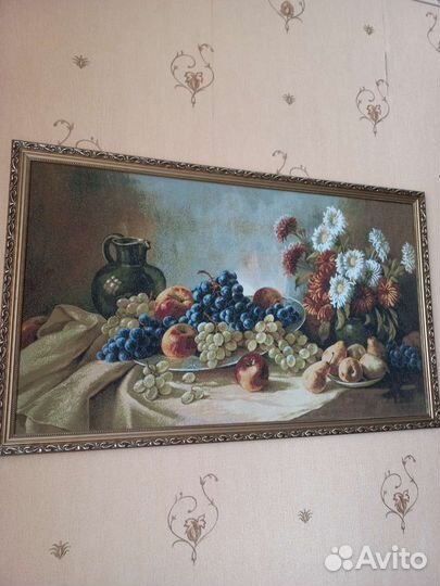 Картина Натюрморт (гобелен) в раме