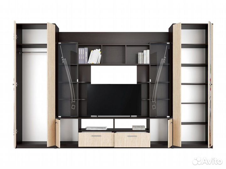 Стенка Венеция 2 цвета