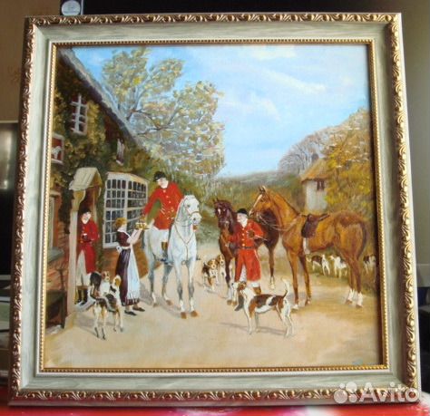 Английская охота, холст/масло